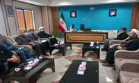 حضور حجه‌الاسلام اکبرزاده مسئول حوزه نمایندگی ولی فقیه سازمان جهادکشاورزی استان یزد در ابرکوه